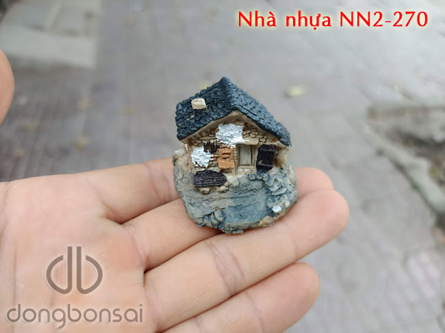 Nhà đá mini trang trí tiểu cảnh bonsai NN2-270