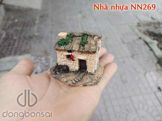 Nhà đá mini trang trí tiểu cảnh bonsai NN269
